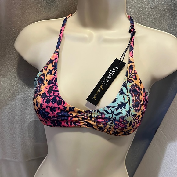 $40 - Anthropology Gypsy 05 Sand triangle swim top MIX & MATCH - Picture 1 of 5